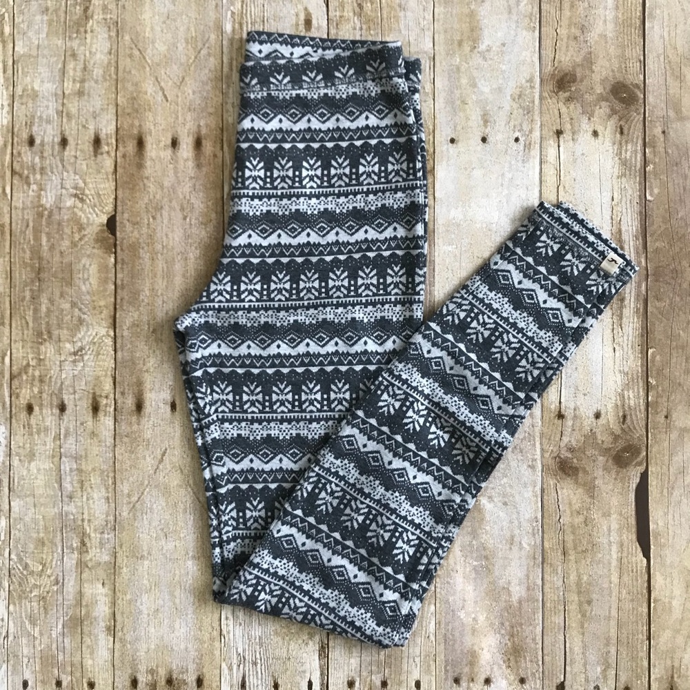 Hollister Patterned High Waist Leggings